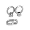 QWORK Lifting Eye Nut, 10 Pack, 1/4" UNC Marine Grade