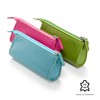 FEFI - Beautiful zip glasses case made of genuine leather,