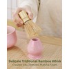 ZENS Matcha Set Pink, Japanese Matcha Tea Ceremony Kit, 5pcs