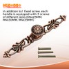 Mgoodoo Retro Door Handle Metal Knob Cupboard Handle Brass Bronze