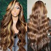 Mocwavy 13x6 Body Wave 200% Density Highlight Ombre Lace Front