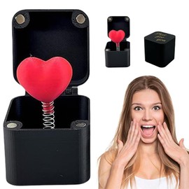 Mystery Box, Prank Gifts, 1.96INCH*1.96INCH Love In a Box, With Box Prank Toys for Novelty Fun Prank Gift Desk Home Decoration, for Birthday Festival Surprise Your Boyfriend Girlfriend