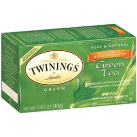Twinings Decaffeinated Tea (Green Tea) - 1.41oz (3 packs)