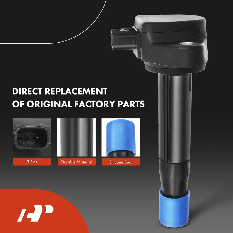 A-Premium Set of 6 Ignition Coil Pack and Iridium Spark