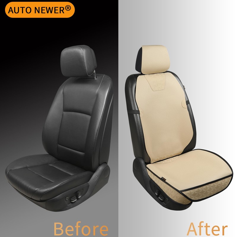 Auto Newer Breathable Leather PU Car Seat Covers for Front