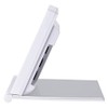 Acctim Mini Flip 2 Folding Travel LCD Alarm Clock White