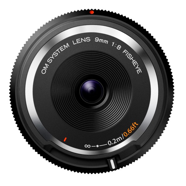 OM SYSTEM BCL-0980 9mm f/8 Fisheye Body Cap Lens for