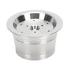 Stainless Steel Coffee Capsule Eco Friendly with Spoon Brush Reusable