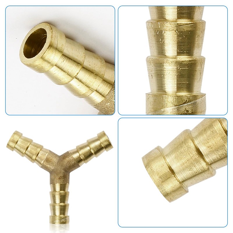 Y Shape Pipe Connector - GLADFRESIT - Brass 3 Way