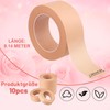 Vliesstoff Tape10 Rollen Tape Selbstklebender Verband, nose tape, Größe1,25cm x