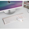 Wireless Keyboard and Mouse, Vssoplor Rechargeable Quiet Full-Size Keyboard and
