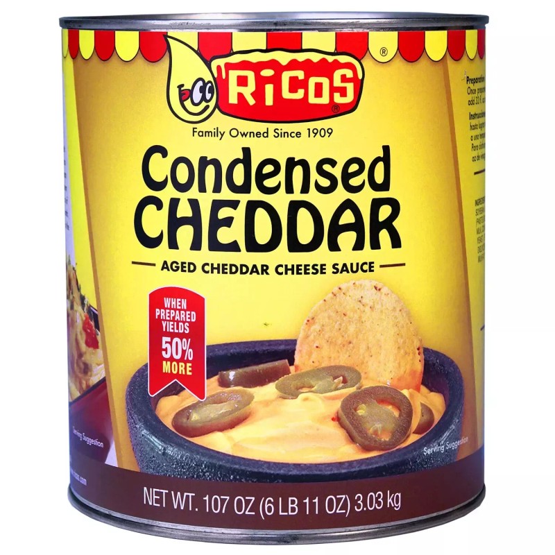 Ricos Condensed Cheddar Cheese Sauce (107 oz.) Great Price