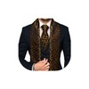 YOHOWA 2PCS Scarf Necktie Set Men/Women Fashion Silk Lightweight Feeling