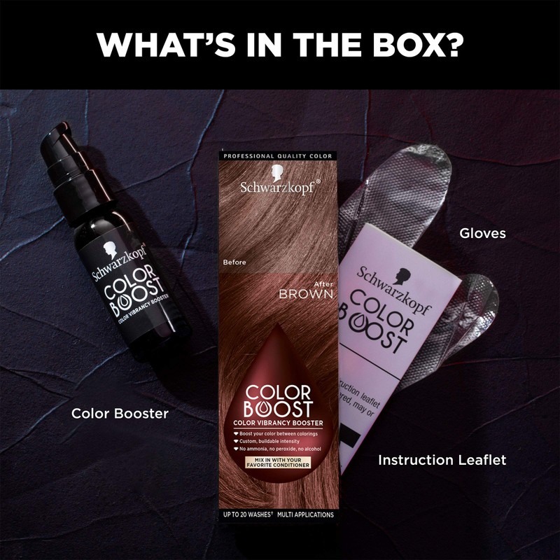 Schwarzkopf Color Boost Color Vibrancy Booster, Brown