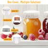 10 Pcs Sourdough Jar Cover, Sourdough Starter Jar Cover Cloth,Wide