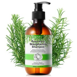 Rosmarin Shampoo w/Rosmarin Conditioner für Haarwachstum, Rosemary Shampoo und Conditioner gegen Haarausfall, Nährende Kopfhaut, Reduziert Frizz, Feuchtigkeit Shampoo Haarspülung für Damen Herren