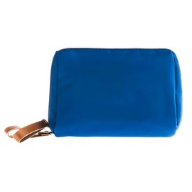 Kososuru Small Makeup Bag for Purse Portable Waterproof Cosmetic Bag Travel Makeup Pouch for Women (Blue, Square)