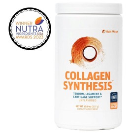 SaltWrap Collagen Synthesis - Collagen Peptides for Tendon, Ligament, & Cartilage Support - Unflavored Powder 30 servings