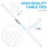 Long White Zip Ties 36 inch Heavy Duty, Premium Large