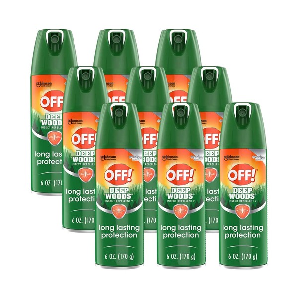 OFF! Deep Woods Insect Repellent 6 oz (Pack of 9)