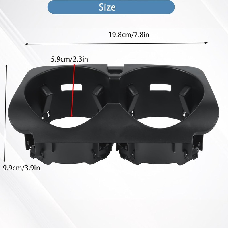 Merautop SJ A2056800691 Centre Console Cup Holder, Centre Console Cup