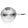 Vinod Titanium Triply Stainless Steel Fry Pan, 26 cm Dia,
