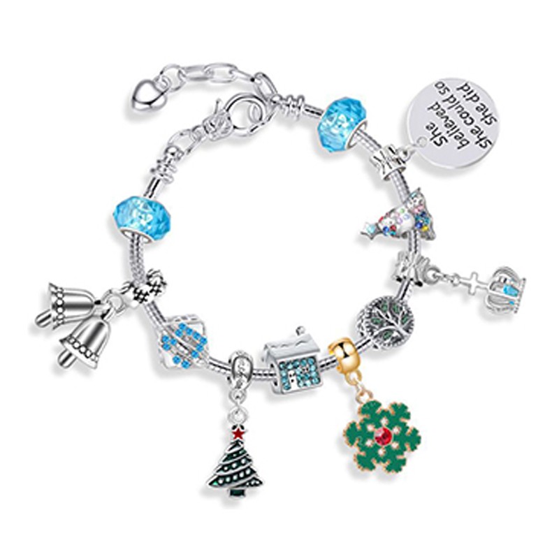 Children Bracelet Making Kit Gift Box DIY Crafts Arts Christmas