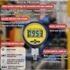 Digital Hydraulic Pressure Gauge 10000 PSI/700BAR with 1/4-Inch NPT Connector,