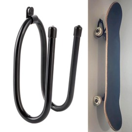LDXDRU Pack of 6 Skateboard Snowboard Wall Mount, Skateboard Mount Wall, Snowboard Holder for Skateboard Longboard, Storage Snowboard Display Wall Mount for Room, Garage, Black