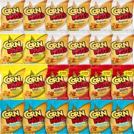 Bulk Corn Nuts Variety Pack - Crunchy Corn Kernels Assortment (24 Count)