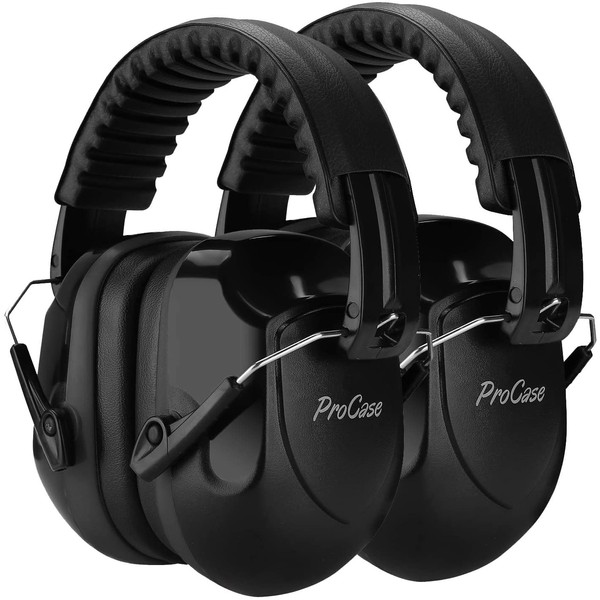 [ProCase] Set of 2 Adults Soundproofing Earmuffs with Adjustable Headband