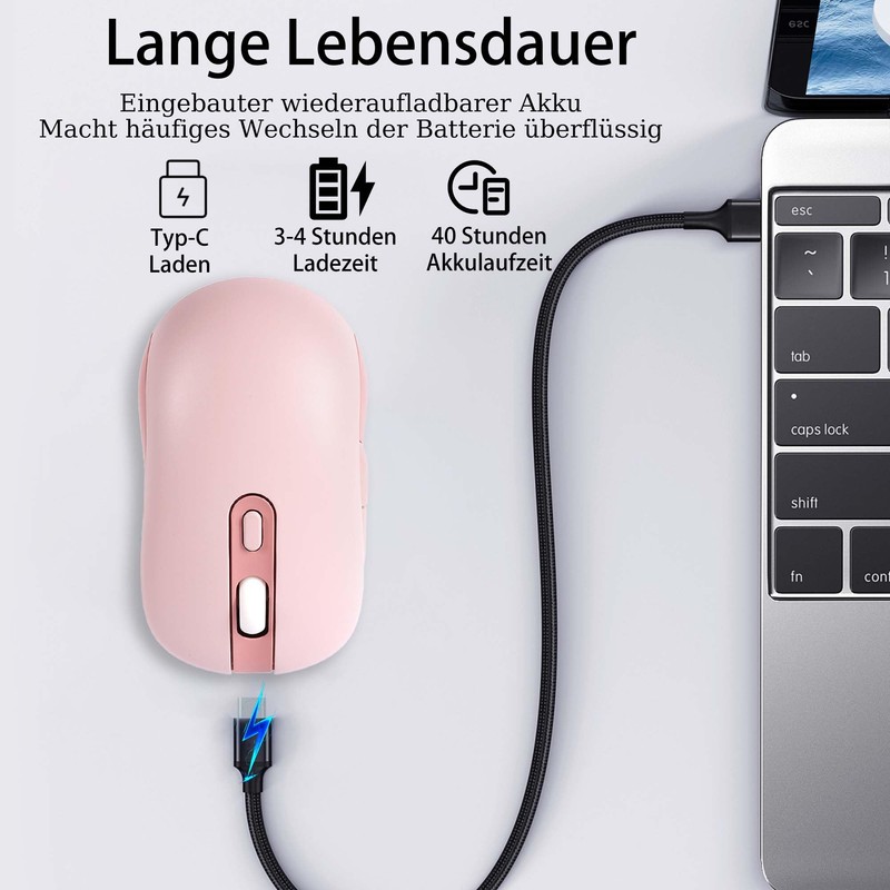 Civetes Wireless Mouse (Pink)