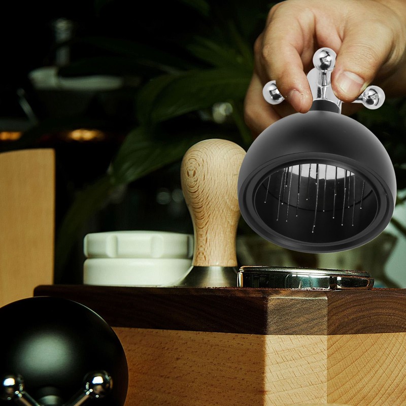 Black Coffee Powder Needle Type Distributor Double Bearing Rotation Coffee