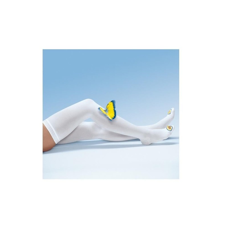Comprinet Pro Knee Length Stockings Size 2 White Pack of