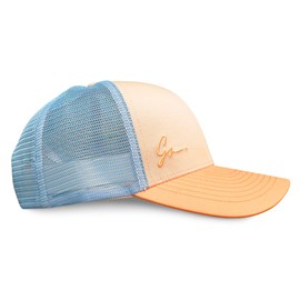 Grace Folly Womens Trucker Hat- UK (Classic Blue & Peach)