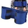 Wheelchair Footrest Non‑Slip Adjustable Leg Restraint Strap Seat Belt (Blue