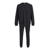 JACK & JONES Solid Lounge Top & Bottom Set-Black-Small