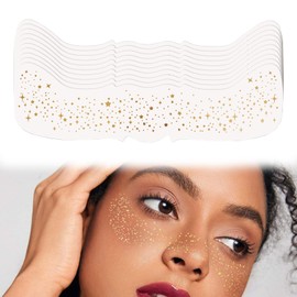 Glitter Freckles, 10 Pcs Face Glitter Freckles Temporary Tattoos, Sparkle freckles face Stickers for Festival Makeup and Photography for Women and Girls