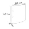 Exacompta 54926E Ring Binder 1928 Made of Cardboard for DIN