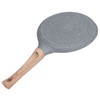 Flat Bottomed Pancake Pan Grey Aluminum Alloy Cooking Pan Non