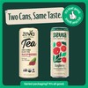 Zevia Zero Sugar Tea, Black Tea with Raspberry, 12 oz