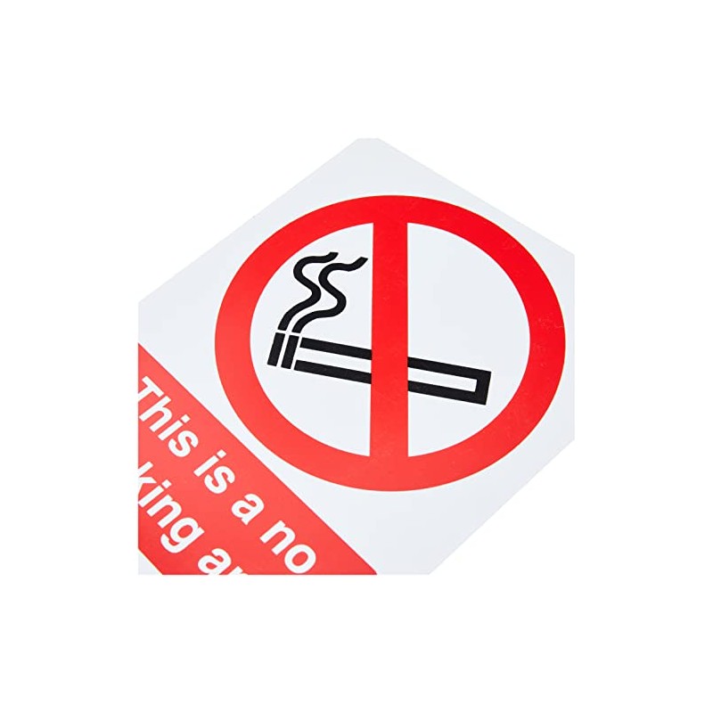 This Is A No Smoking Area Sign 150mm x 200mm