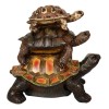 Nautical Marine Reptile 3 Stacked Acrobatic Turtles Tortoises Figurine Feng