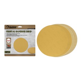 ROLLINGDOG Sandpaper Sheets - 18PC (80,120,240 GRIT) Hook&Loop Sanderpaper for Wood Metal or Other Surfaces(for ROLLINGDOG Corner Sander),9 Inch