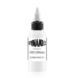 DLDN01 Ink, Tattoo Ink, White Tattoo Ink, Ultra White Ink, Suitable for Use with Any Other Colour Ink (30ml)