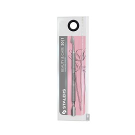 STALEKS Beauty & Care 30 Type 1 Cuticle Pusher (Rounded and Rectangular)