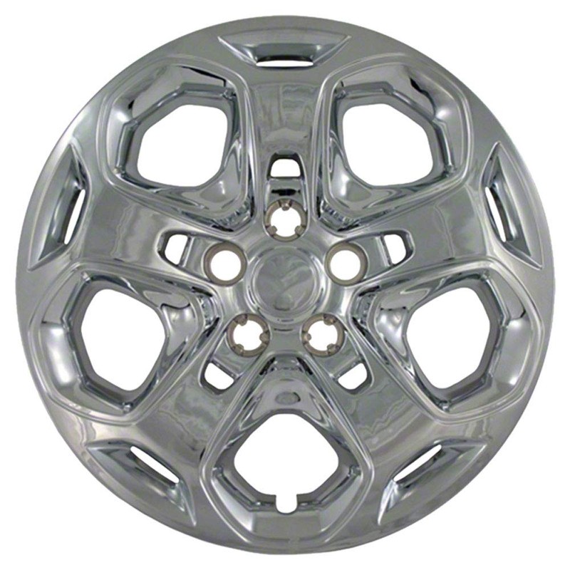 Brighter Design Set of 4 17" Push-on Chrome Hubcaps for
