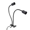 Table Lamp Holder E27/E26 Black Double Headed 360 Degree Adjustable