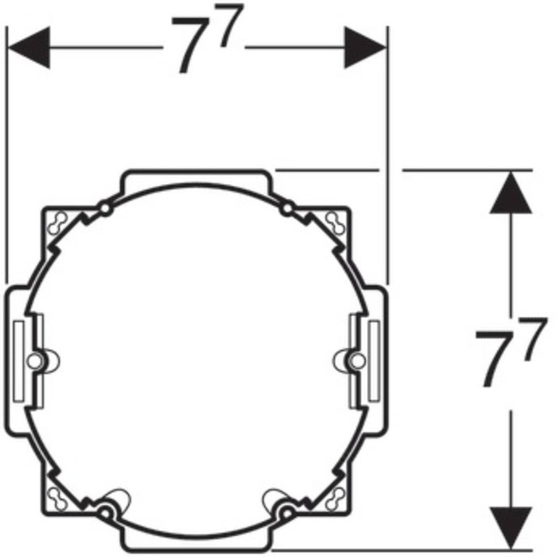 Geberit 244.999.00.1 DUOFRESH Mounting Kit