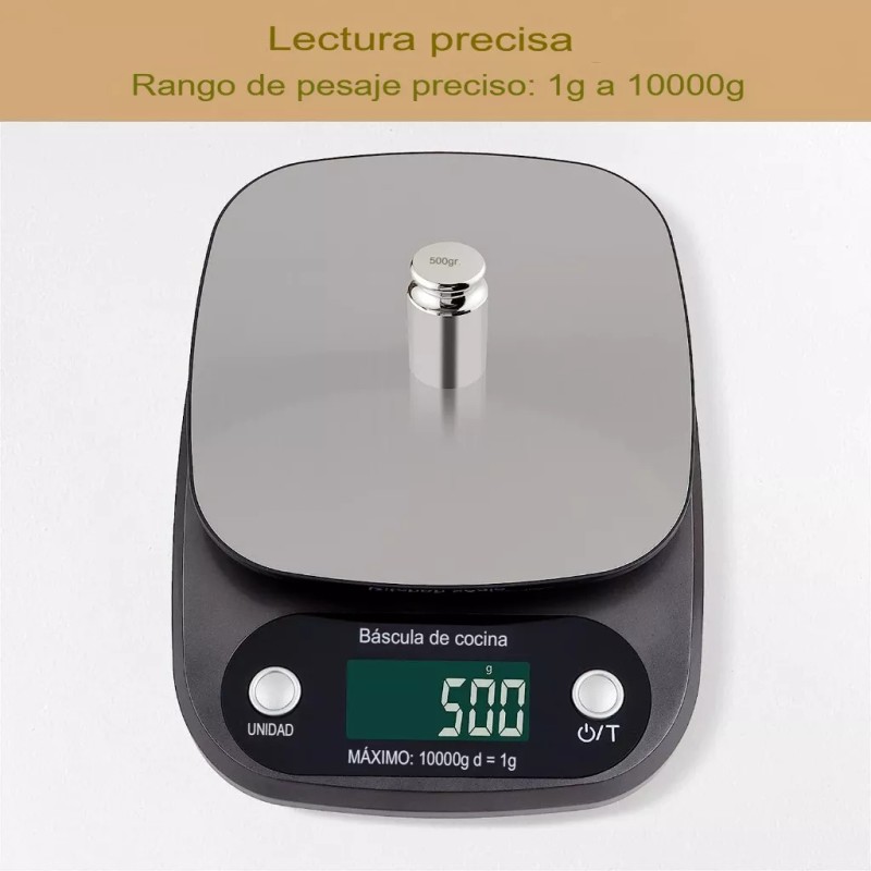 Bascula Báscula Digital Gramera Pesa Desde 1g A 10kg De